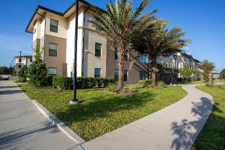 External view of student housing  
