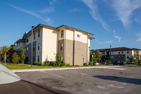 External view of student housing  