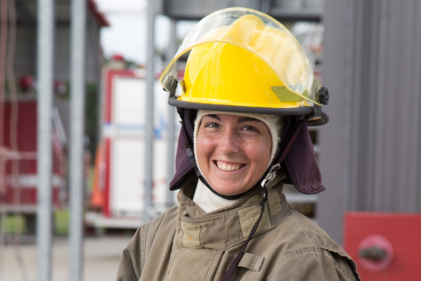Female Fire Science student posing for a photo.