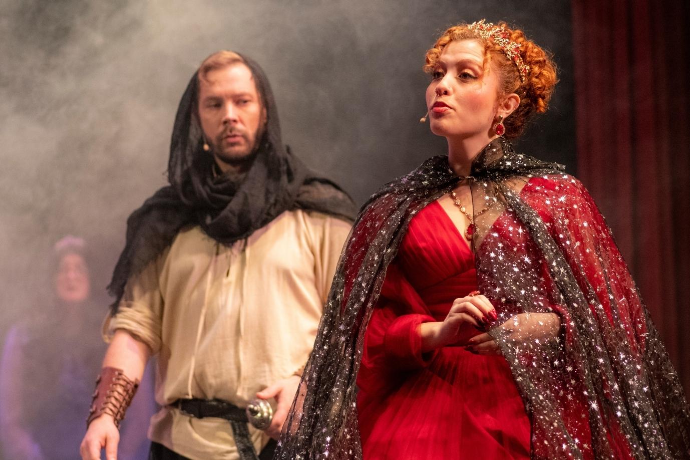 Performing Arts Students in a play