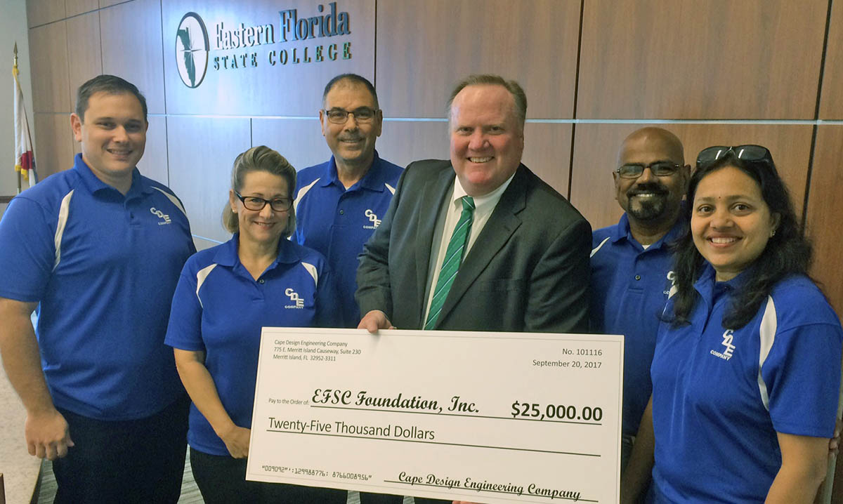 check presentation at Foundation board meeting