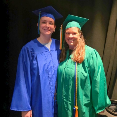 Amy Cover and Katelyn Wright
