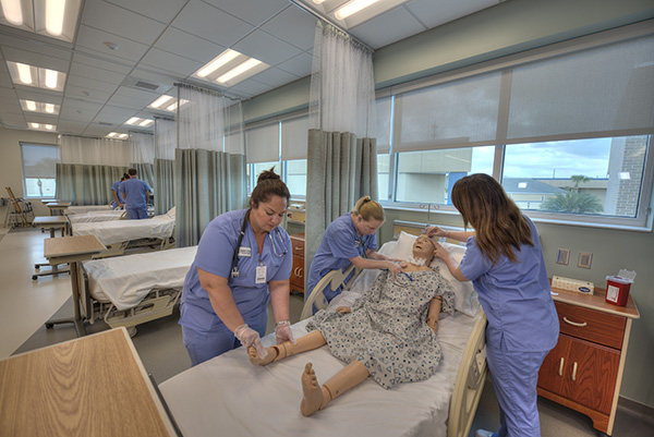 Nursing students at EFSC Health Sciences Institute